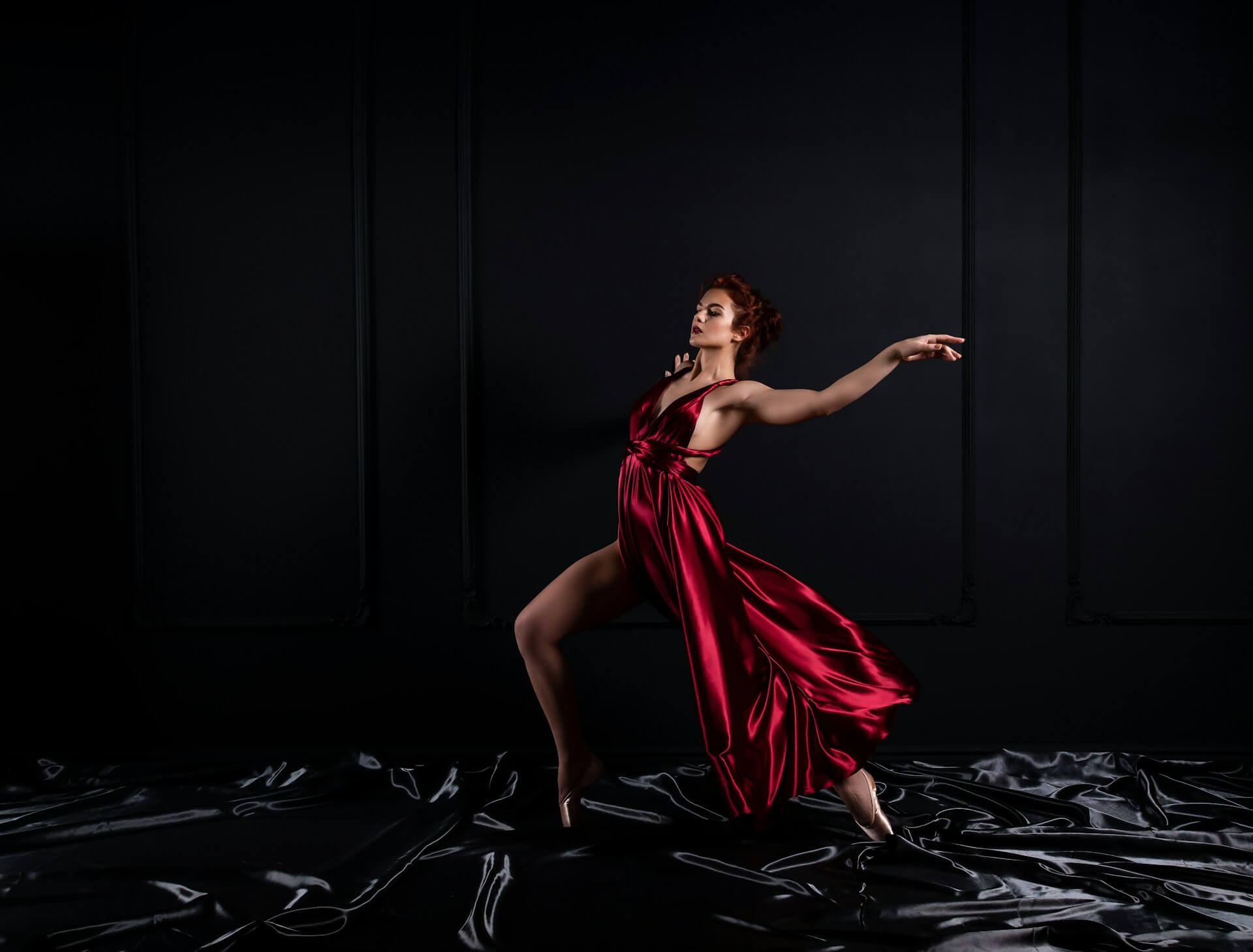 black-and-red