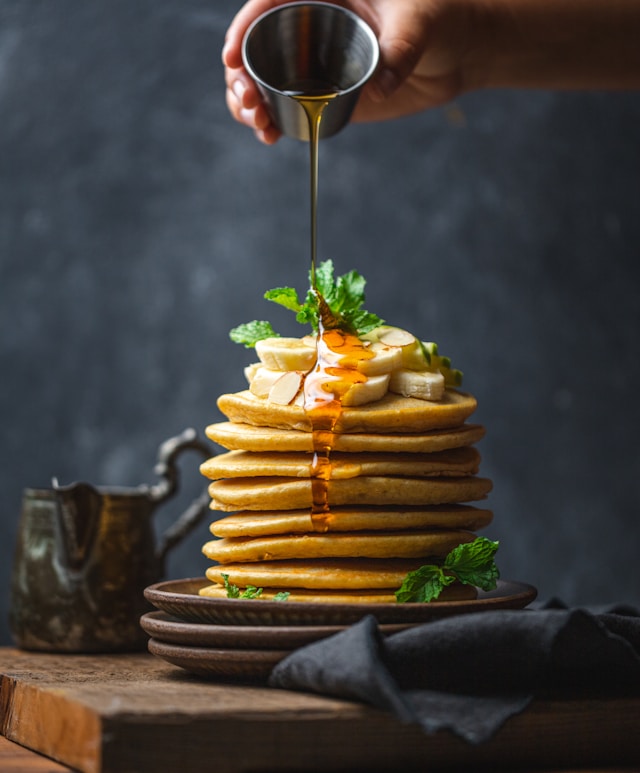 pancake-honey